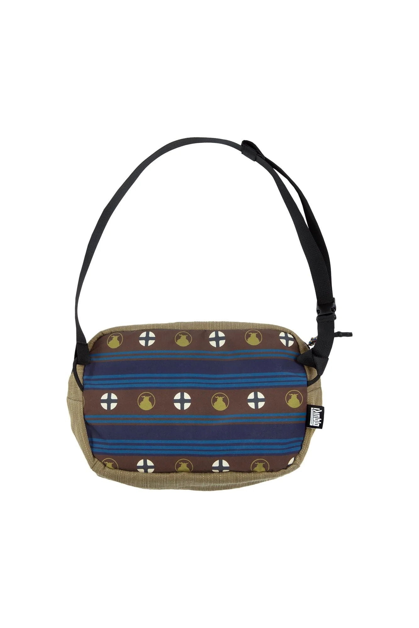 NERHI Washed Panel Ethnic Graphic Crossbody Pouch