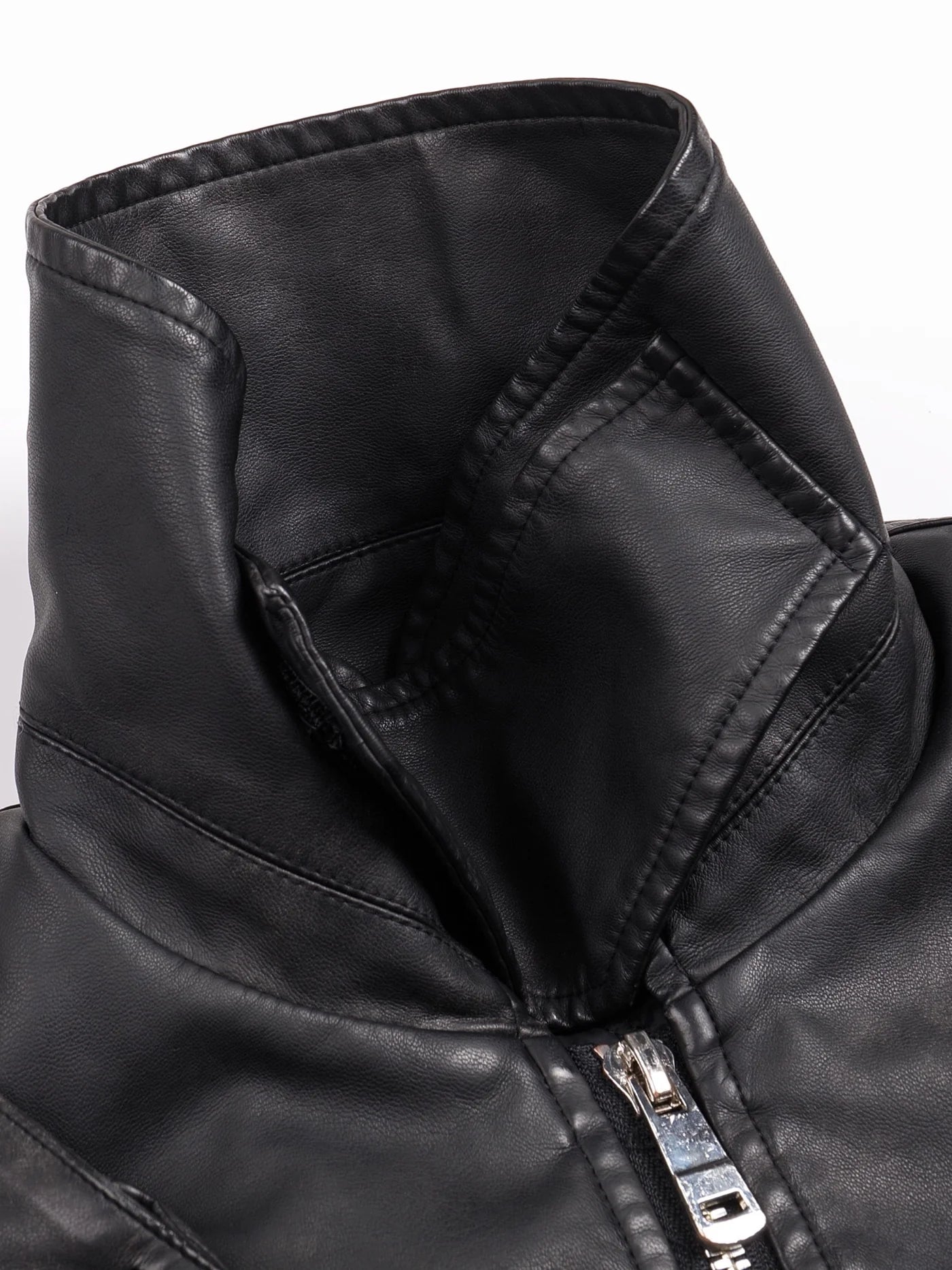 DND4DES Battle Field Faux Leather Bomber Jacket