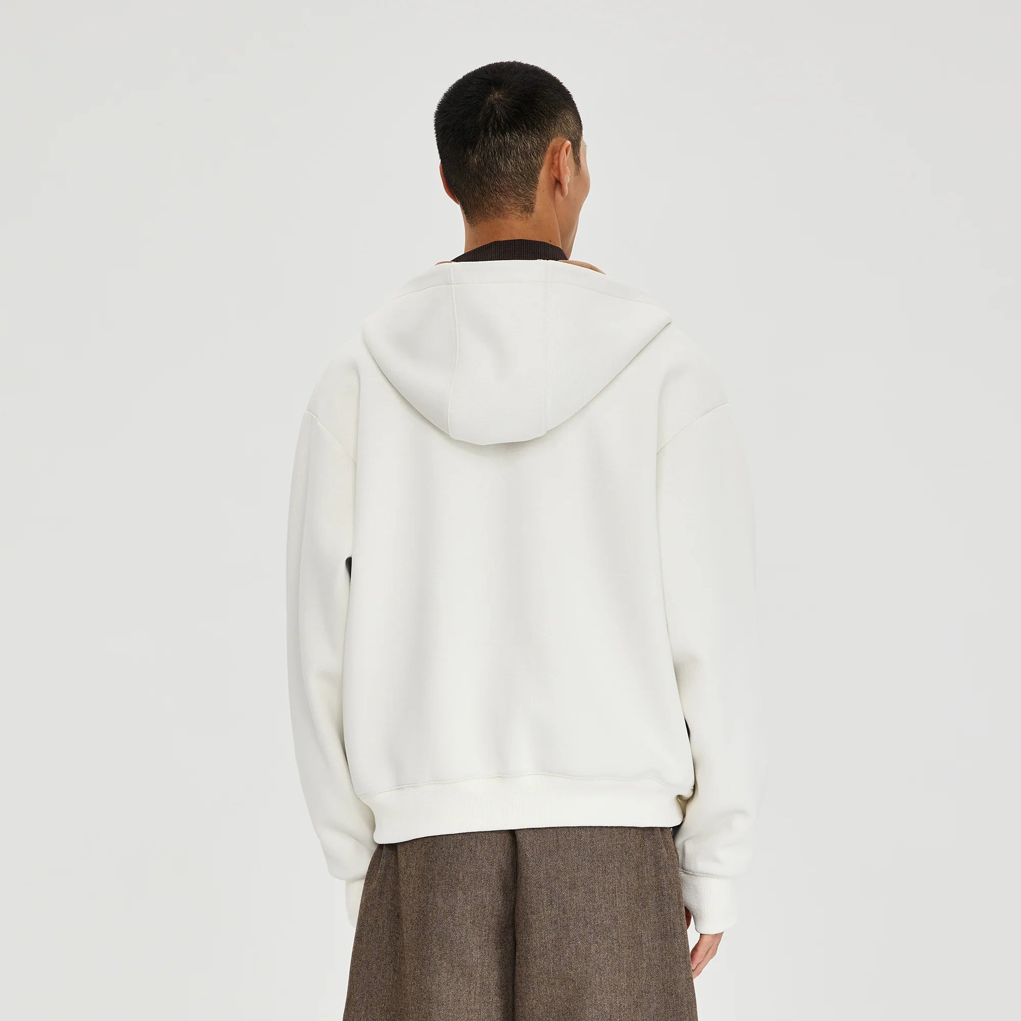 CATSSTAC Essential Embroidered LOGO Zip-Up Hoodie