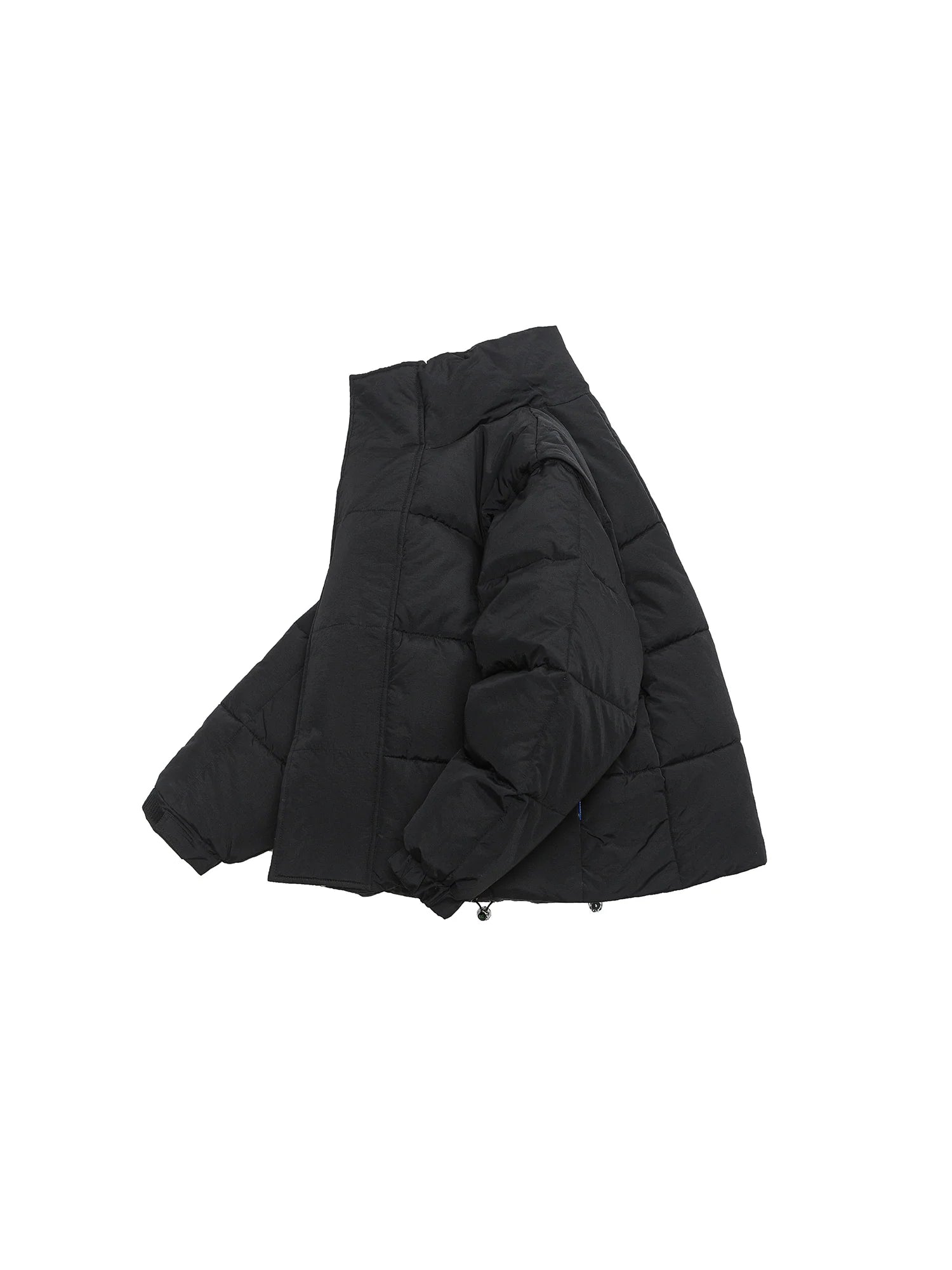ME DA IGUAL Detachable Sleeve Stand-Collar Quilted Jacket
