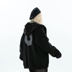 ERROR CODE ROBOT Fleetwood Mac Graphic Oversized Hooded Jacket