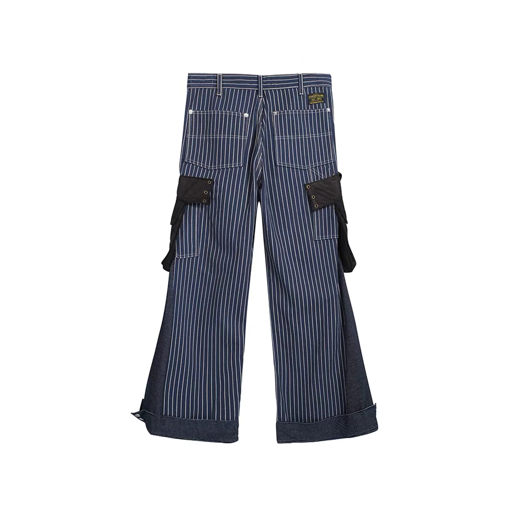 NOTHINGNESS WORLD Strap-On Pouch Utility Wide-Leg Pants