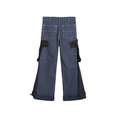 NOTHINGNESS WORLD Strap-On Pouch Utility Wide-Leg Pants