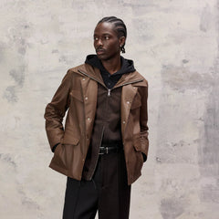 ALVNG AR ANTS Faux Layered Waist-Cinched Jacket
