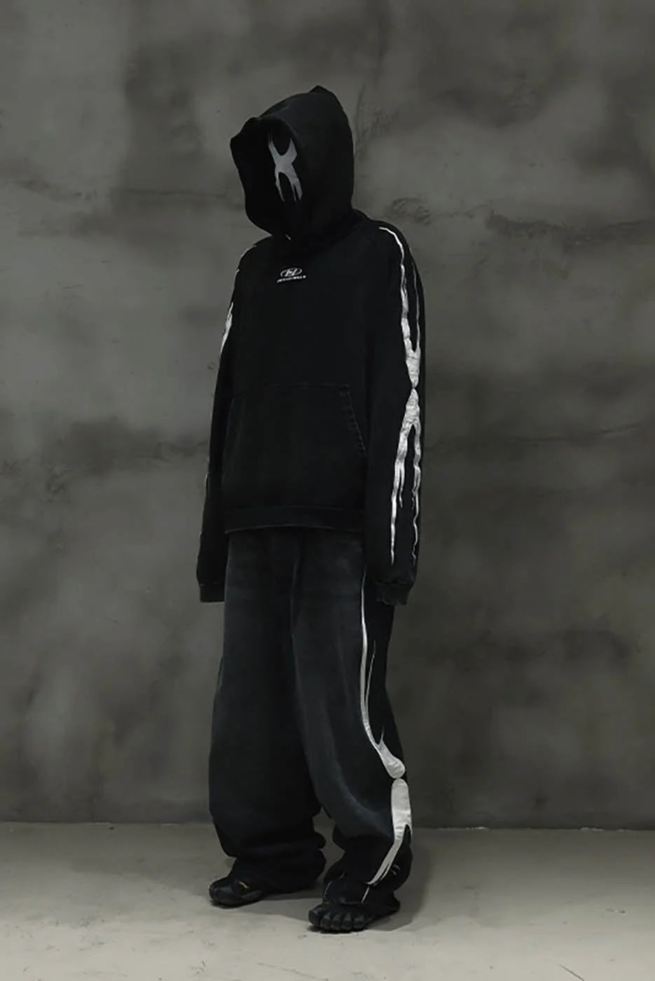 RTVG Washed Embroidered-Logo Hoodie