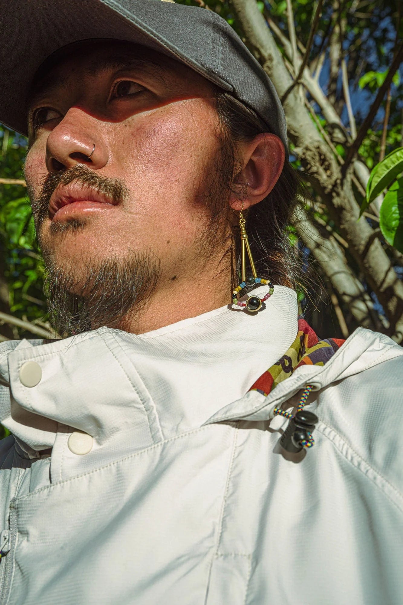 NERHI Graphic-Lined Hood Jacket