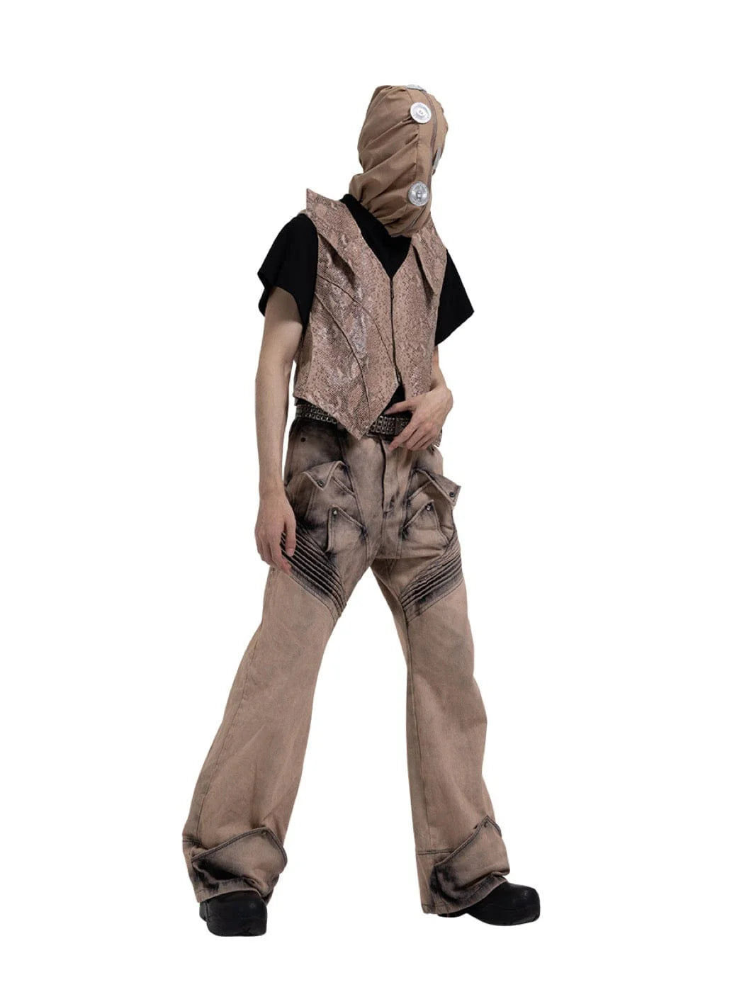 DND4DES Deconstructed Desert Petals Jeans
