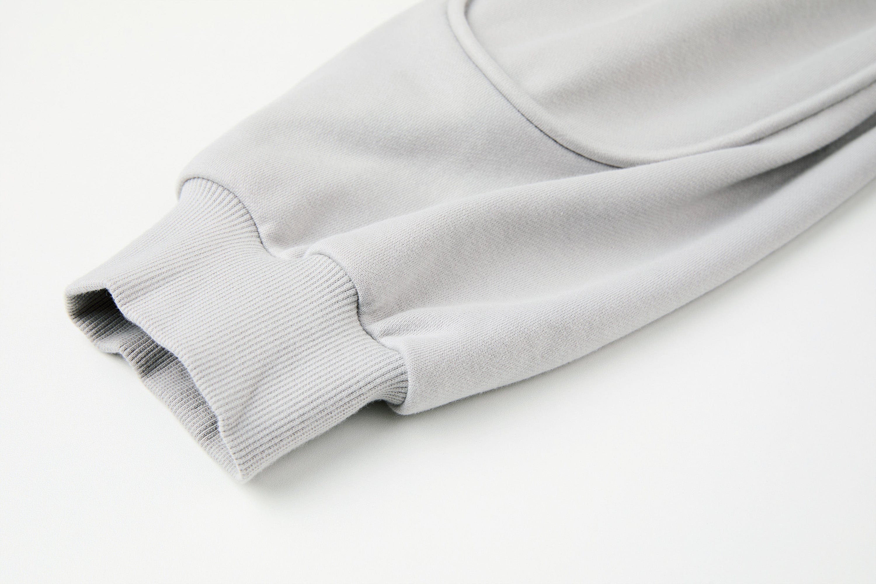 ORGANIC EMOTION Curved Panel Drawstring-Hem Zip-Up Hoodie