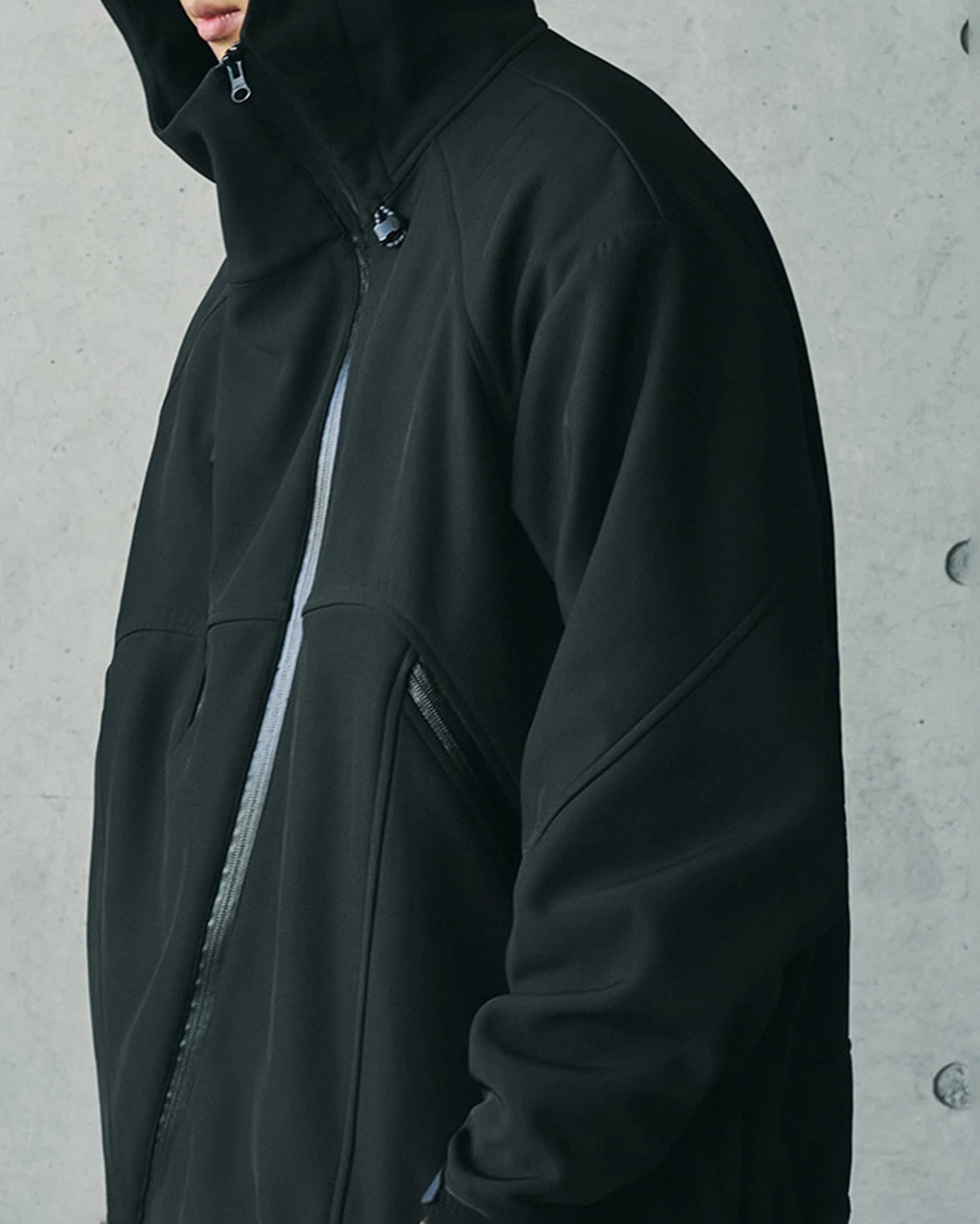 ENSHADOWER Deconstructed Asymmetrical Windbreaker