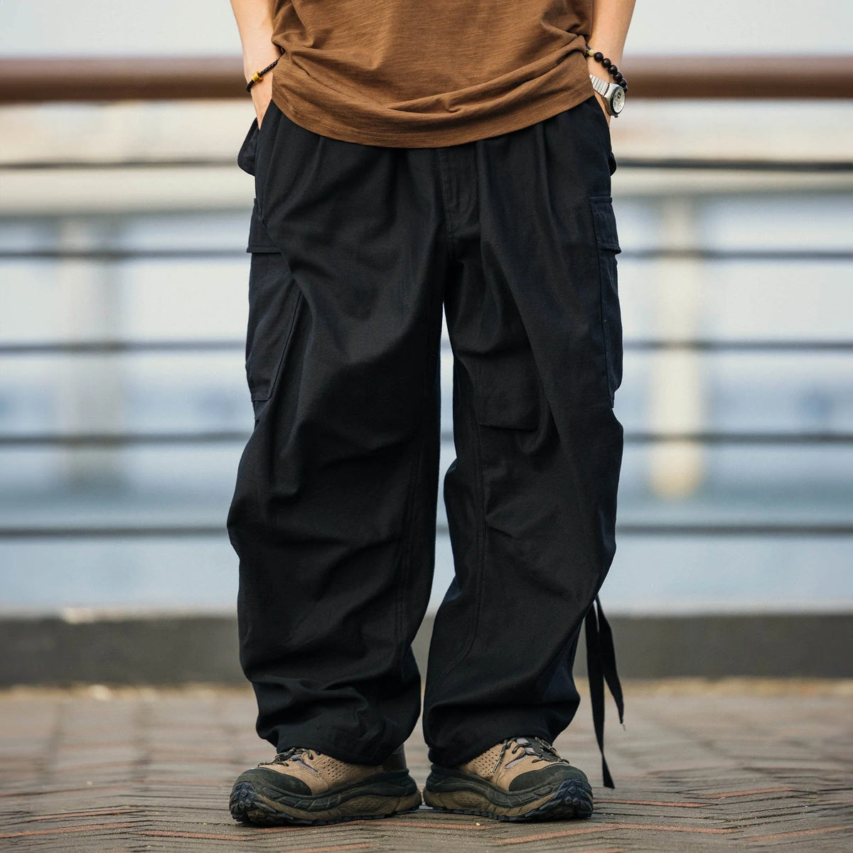 BANANA CLUB Multi-Pocket Strap M51 Cargo Pants