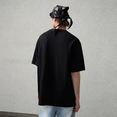 ORGANIC EMOTION Bird-Loop Adjustable Button Back T-Shirt