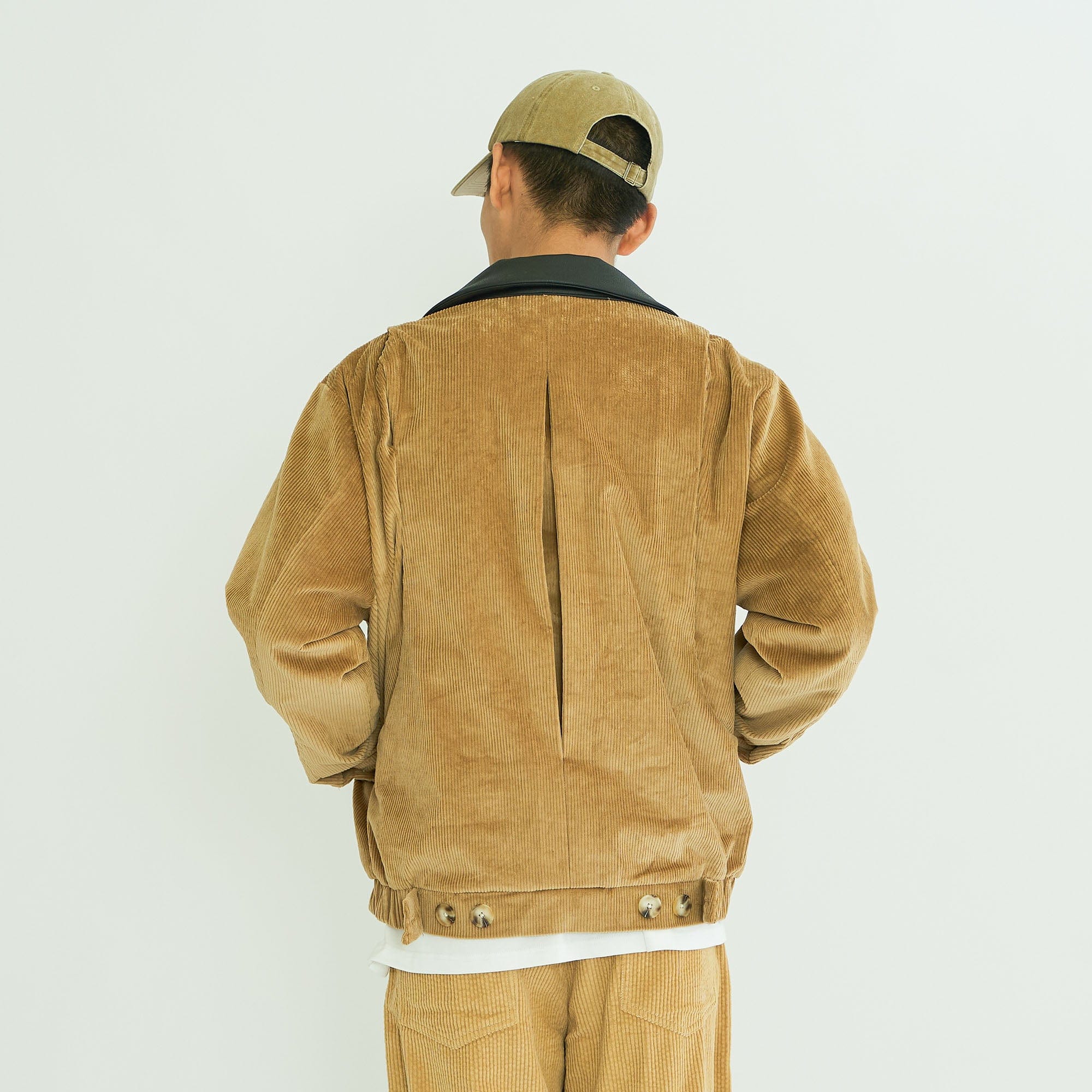 WIID Contrast Collar Corduroy Jacket