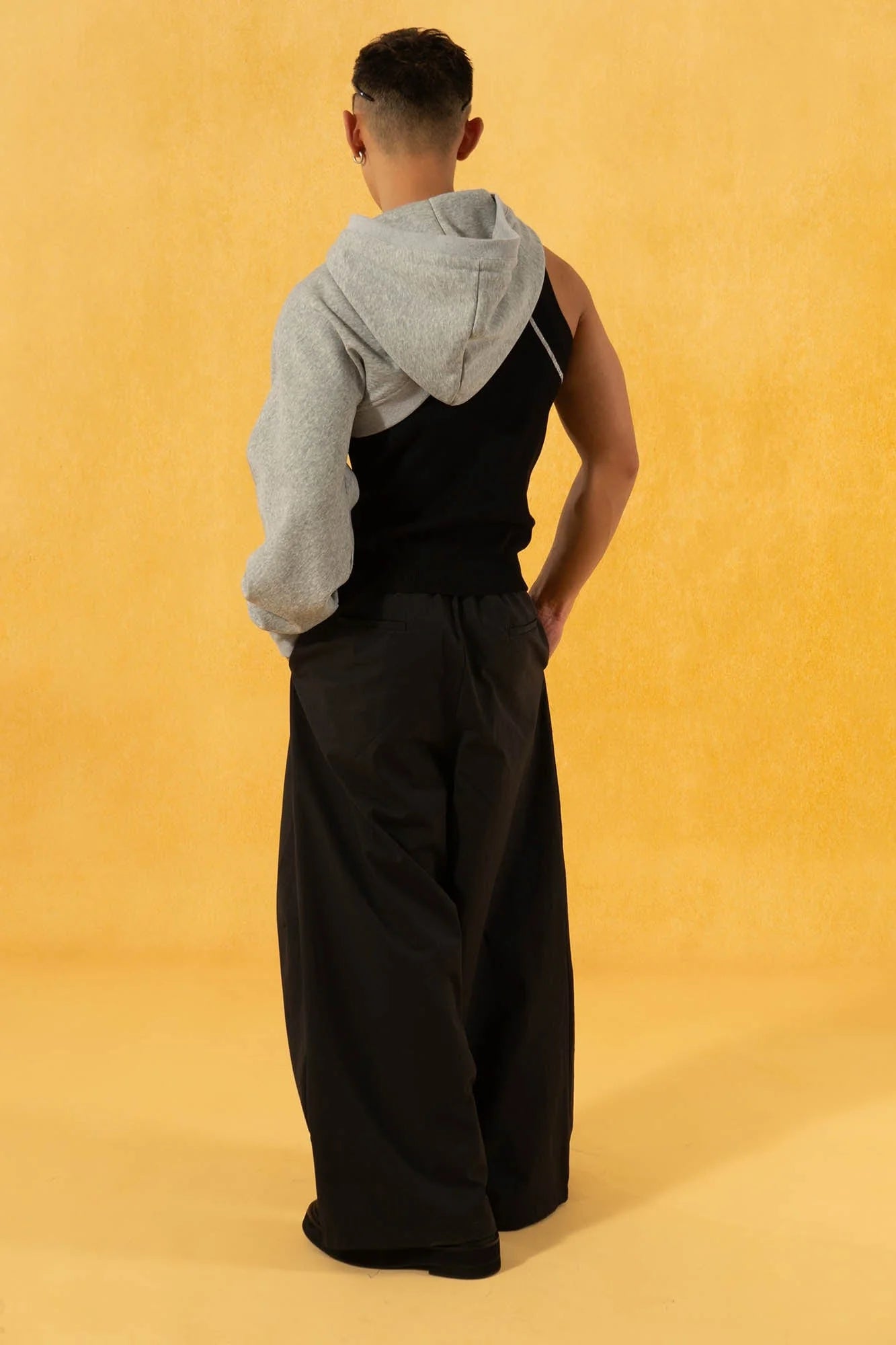 CLP Asymmetrical One-Sleeve Hoodie