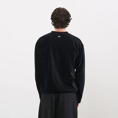 PMW Essential Velvet V-Neck Long Sleeve