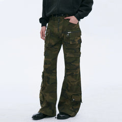 CATSSTAC Multi-Pocket Camo Cargo Pants