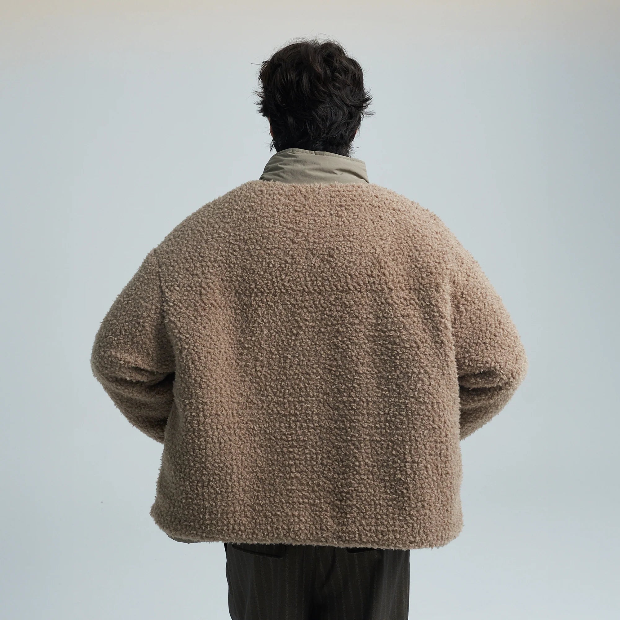 SAME FLOW Reversible Fleece-Lined Puffer