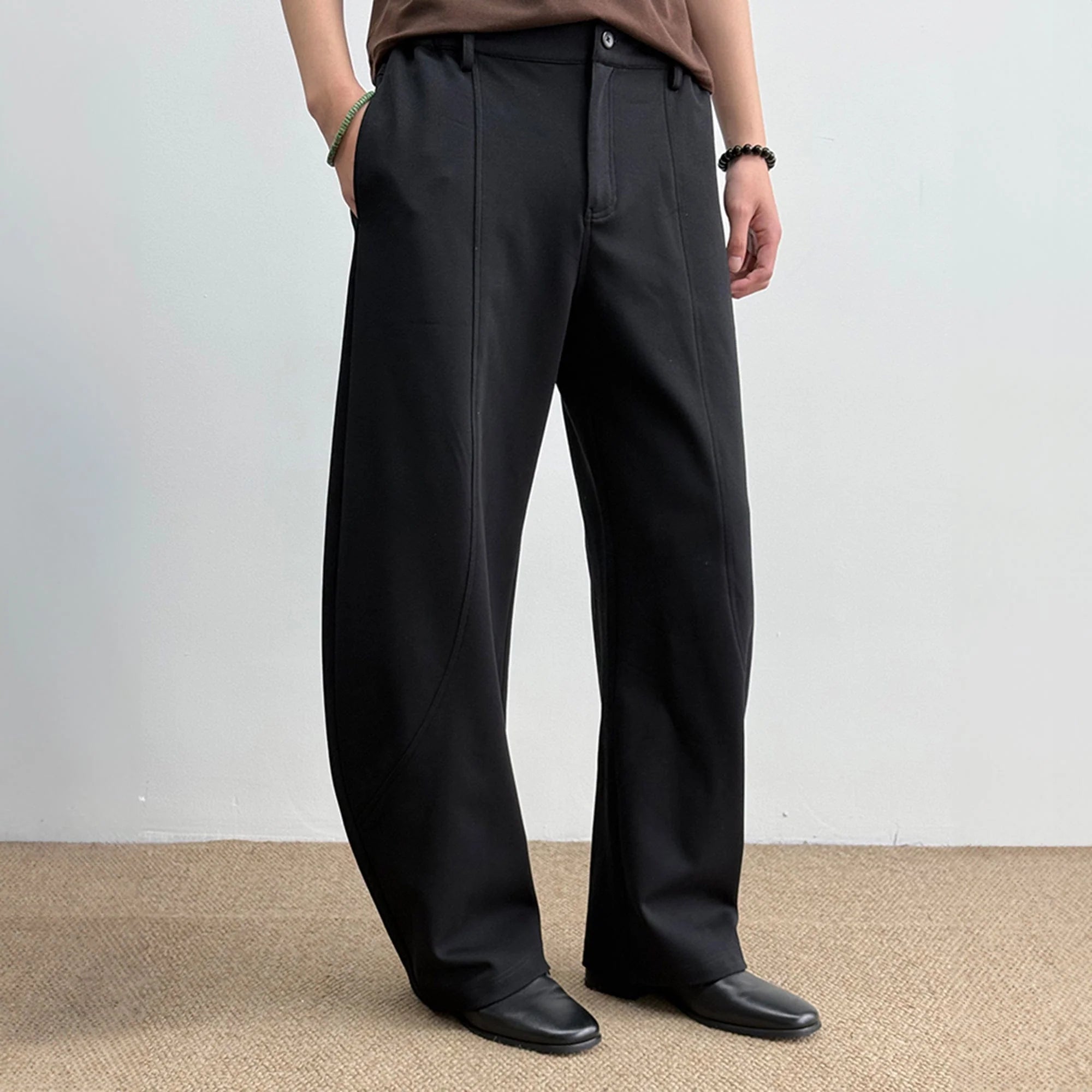 KREATE Curved-Spliced Sorona Quick-Dry Sweatpants