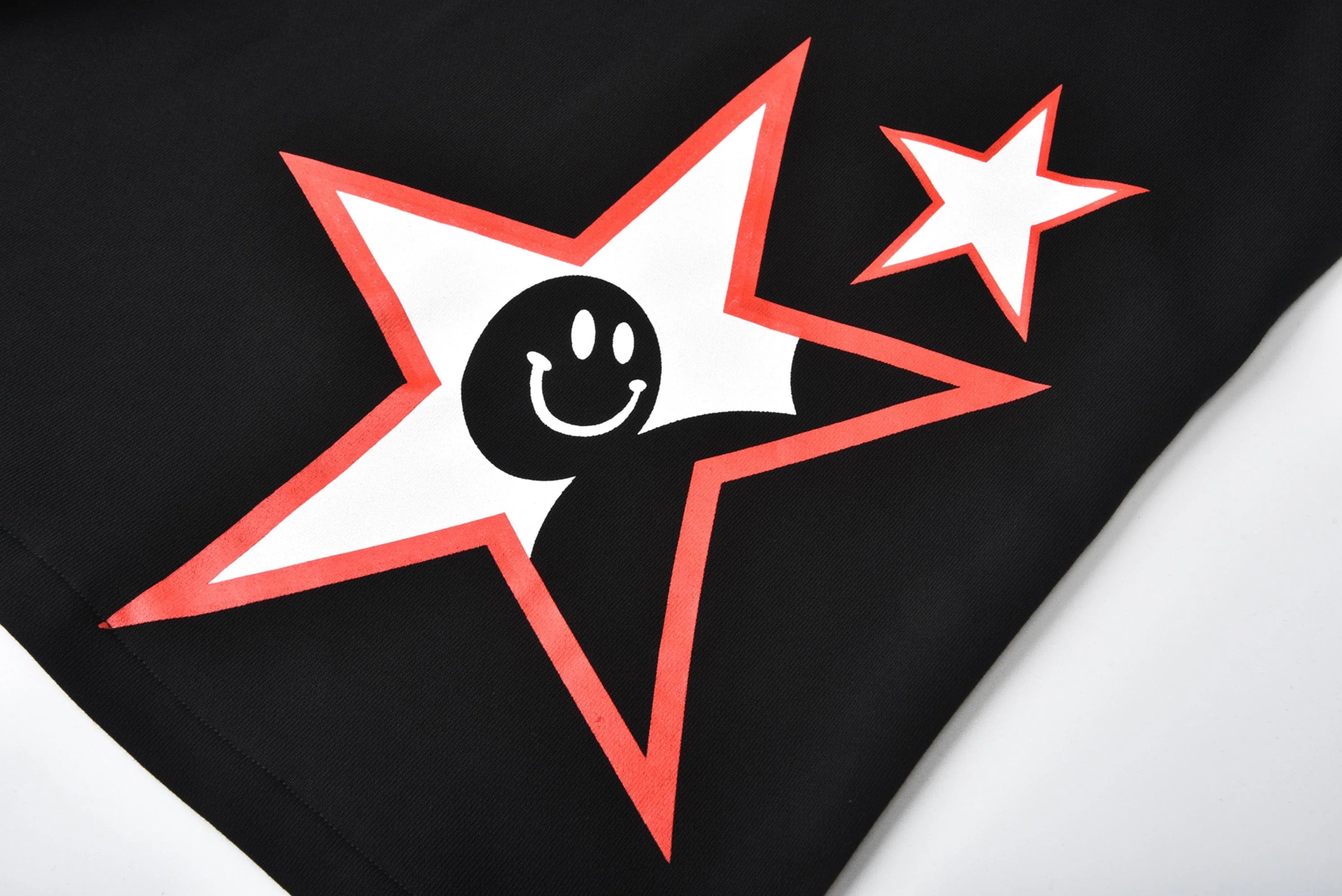 VENTUREK Graffiti Flame Graphic Drawstring Shorts