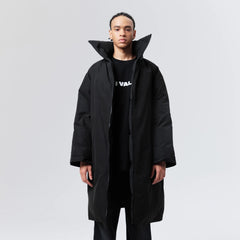 VANN VALRENCE High-Neck Oversized Long Down Coat