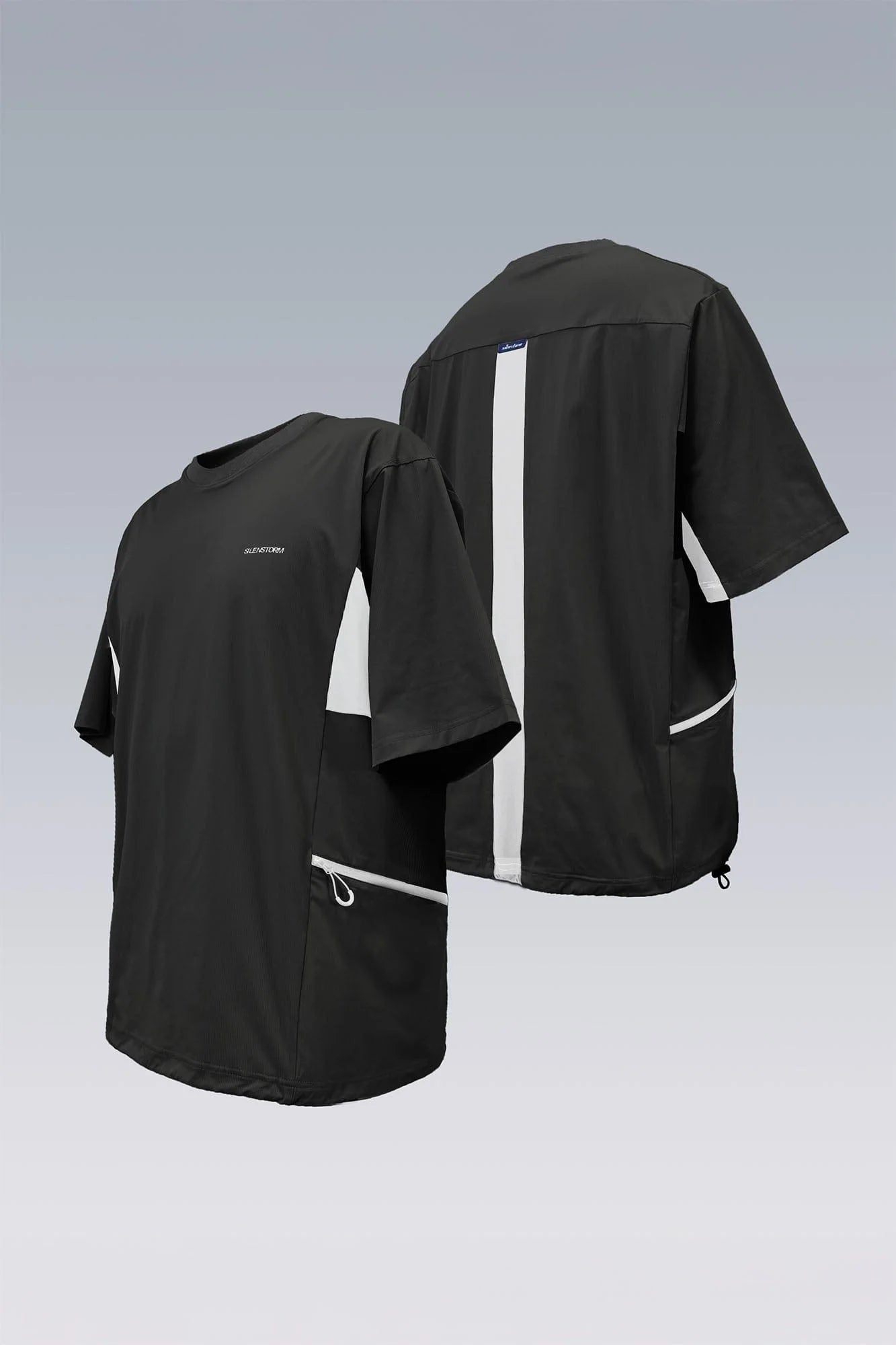 SILENSTORM Tech Panel Drawstring-Hem Quick-Dry T-Shirt