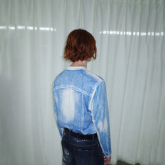 LEONSENSE Denim Print L/S T-Shirt