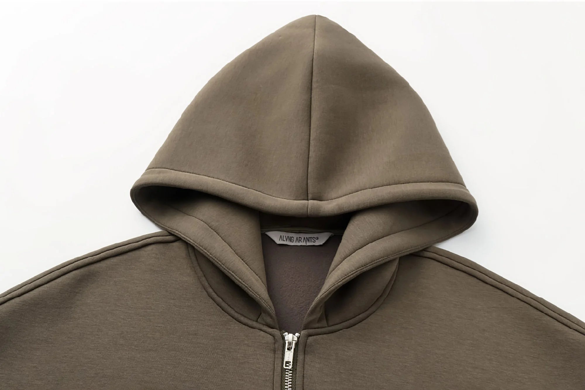ALVNG AR ANTS Structured Curved Sleeve Pointed Hood Jacket