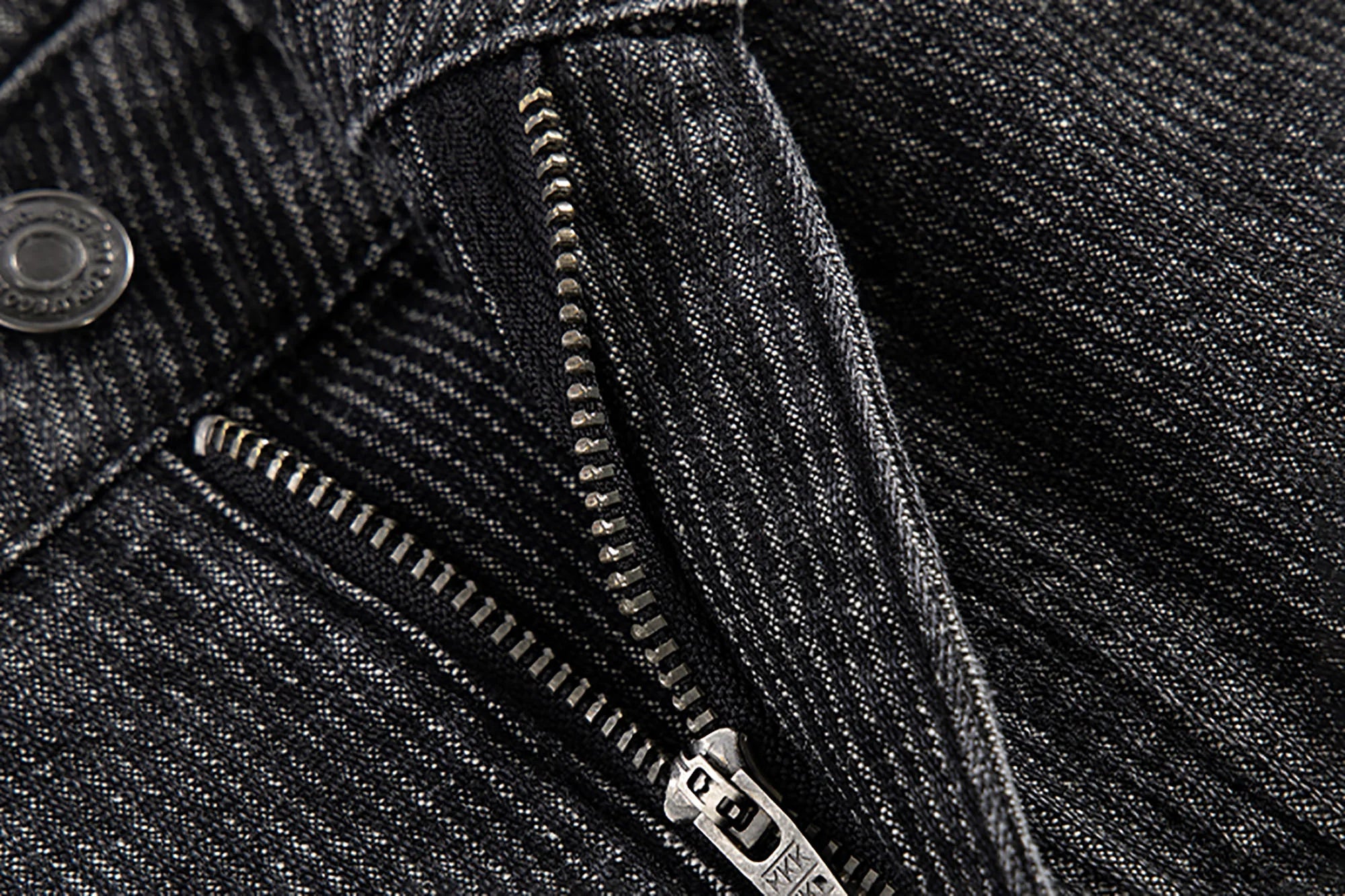 F2CE Retro Corduroy Logo Embroidery Straight-Leg Jeans