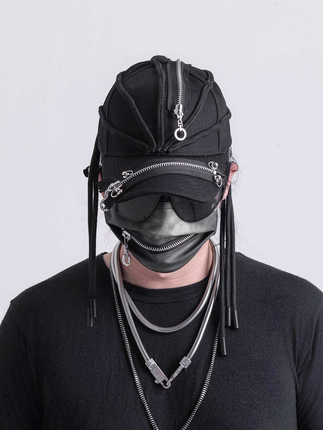 INSIDE OUT Multi-Zipper Dreadlock Cap