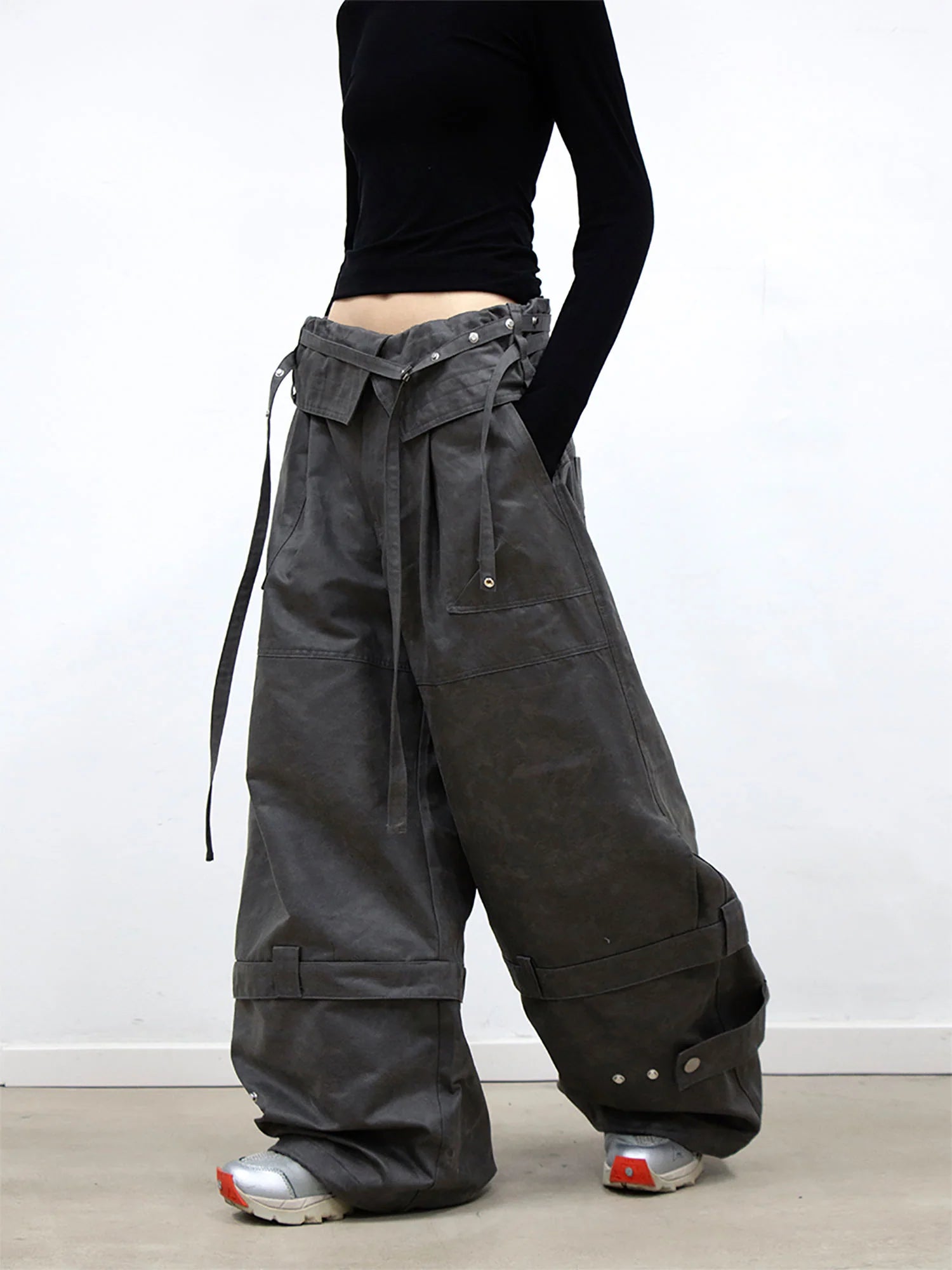 RELABEL Convertible Foldover-Waist Cargo Pants