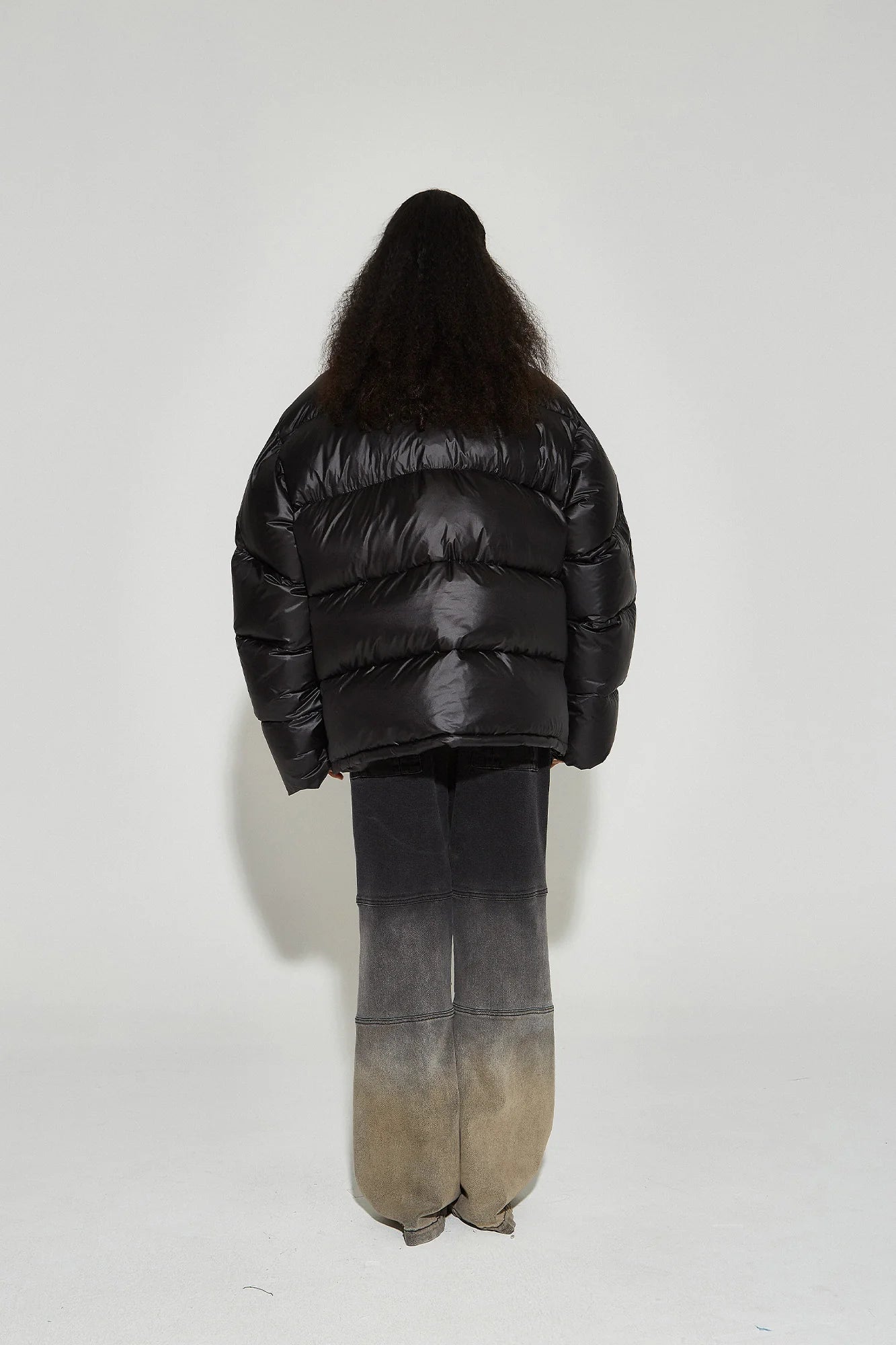 VANN VALRENCE Classic Stand-Collared Duck-Down Oversized Jacket