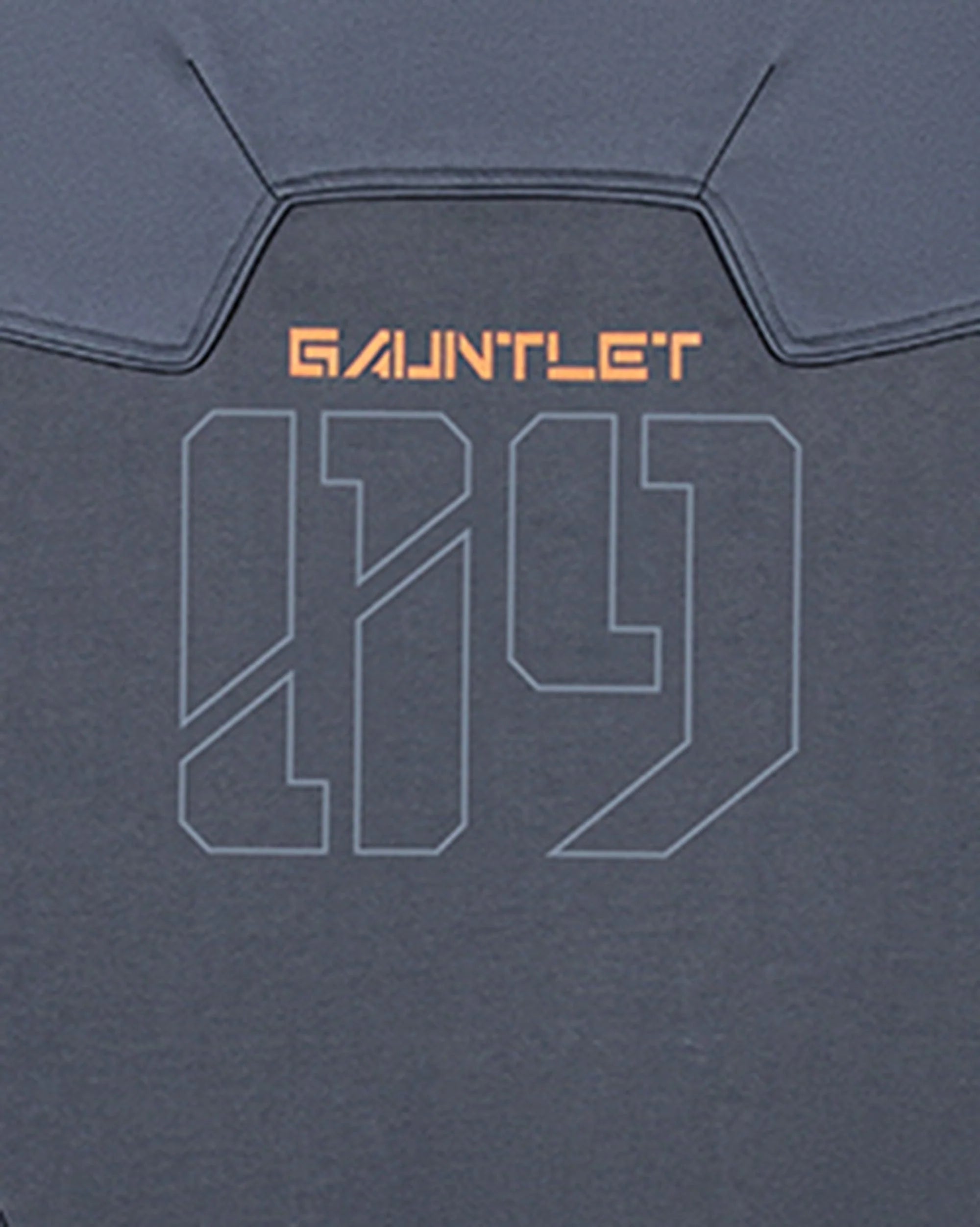 XIPHEVIL Modern Deconstructed Rivet Jersey Dark Orange