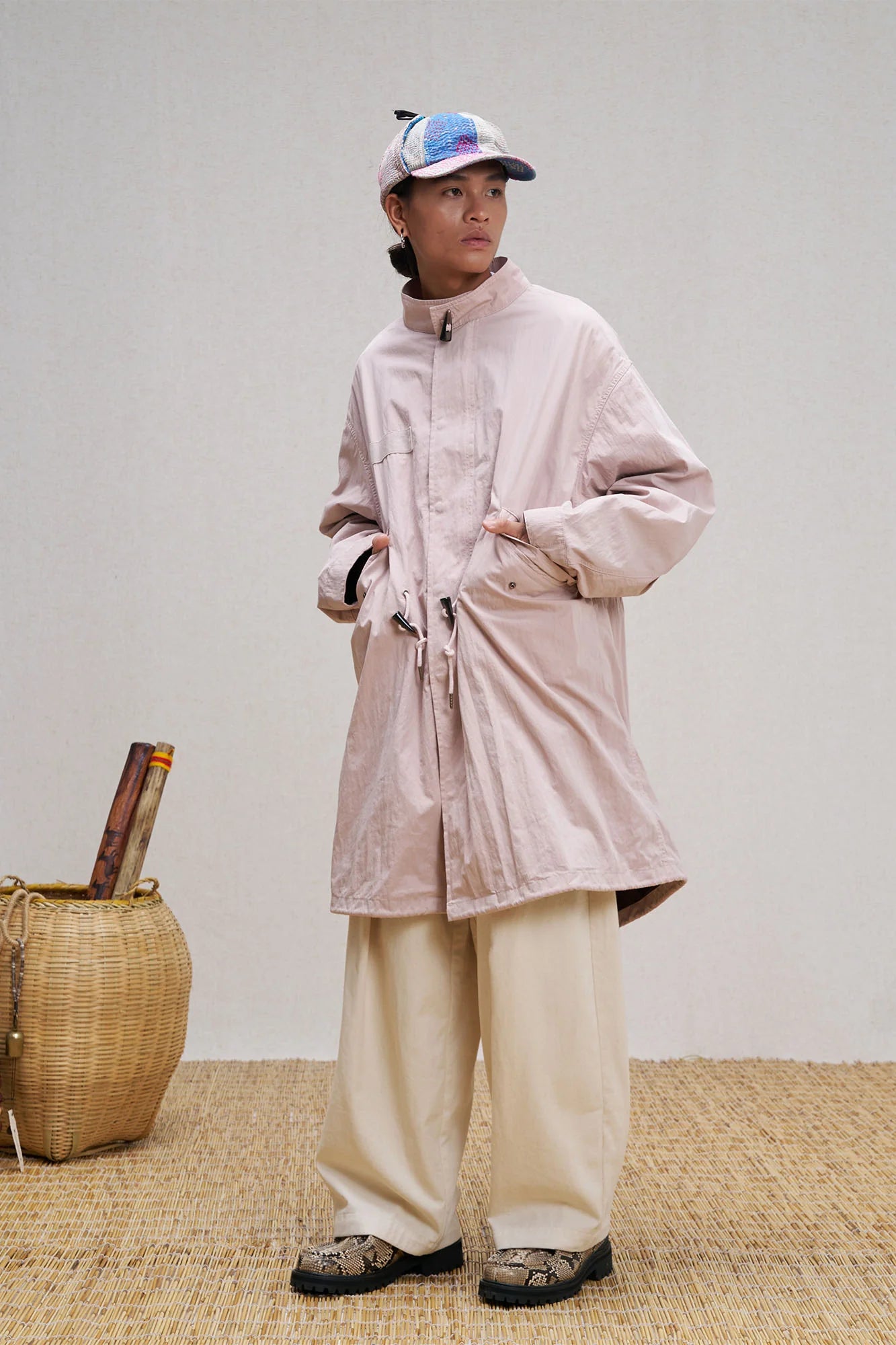 UNLIMITED MOTE Oversized Drawcord Parka