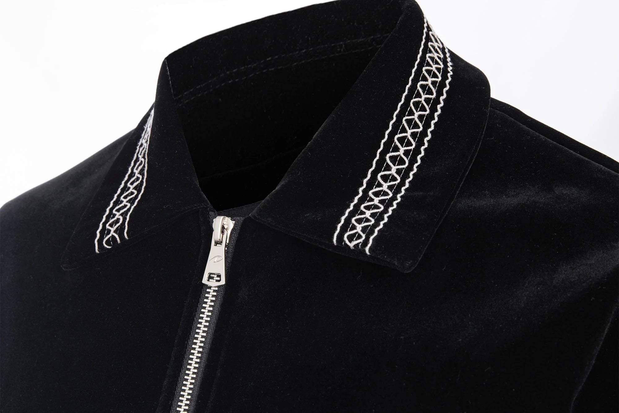 CATSSTAC Velvet Embroidered Trim Jacket
