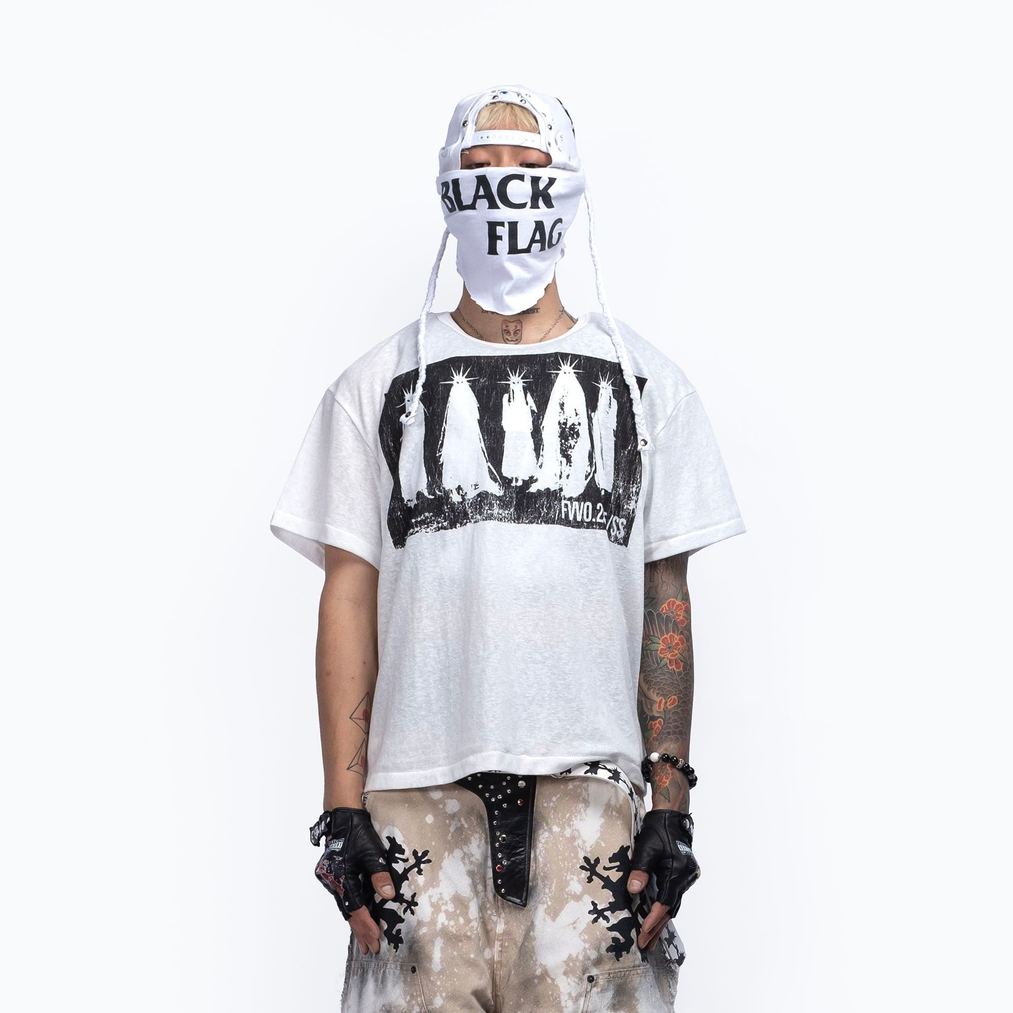 FVVO Stay Weird Graphic Punk T-Shirt