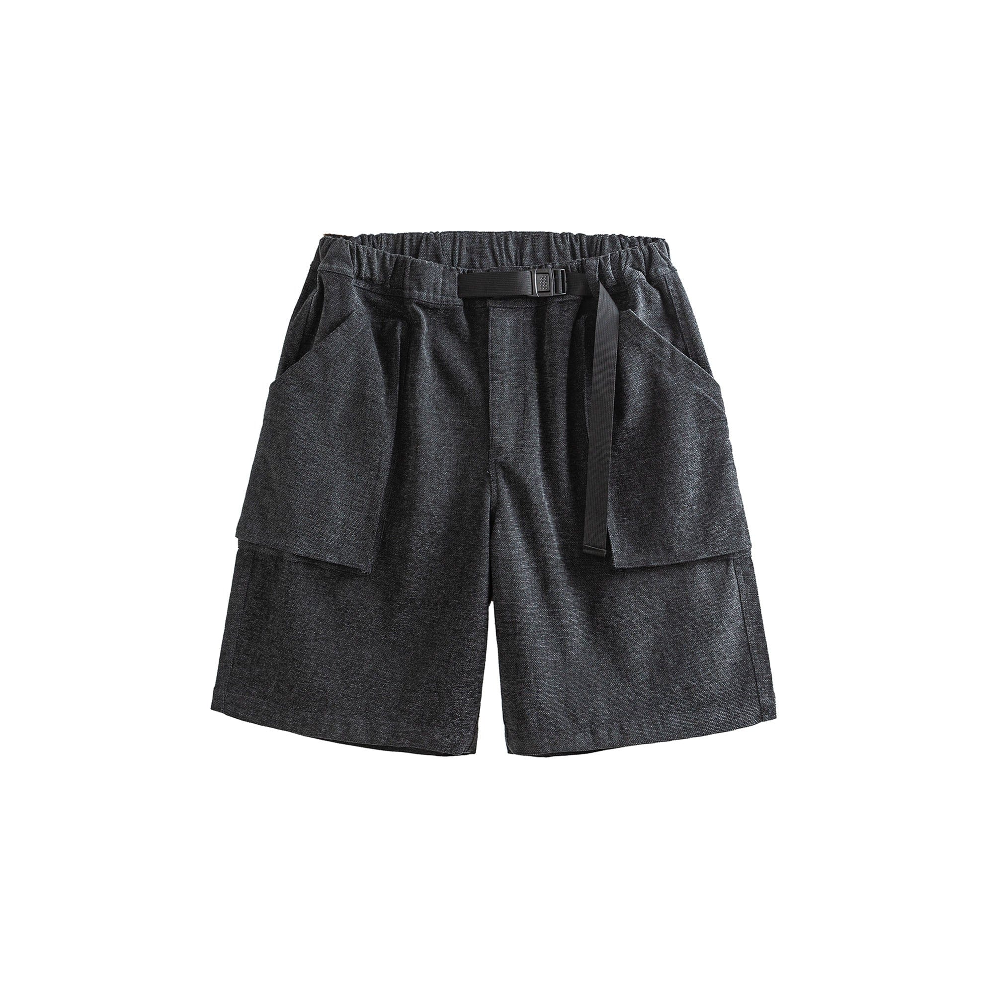 ME DA IGUAL Ethnic Embroidery Belted Shorts
