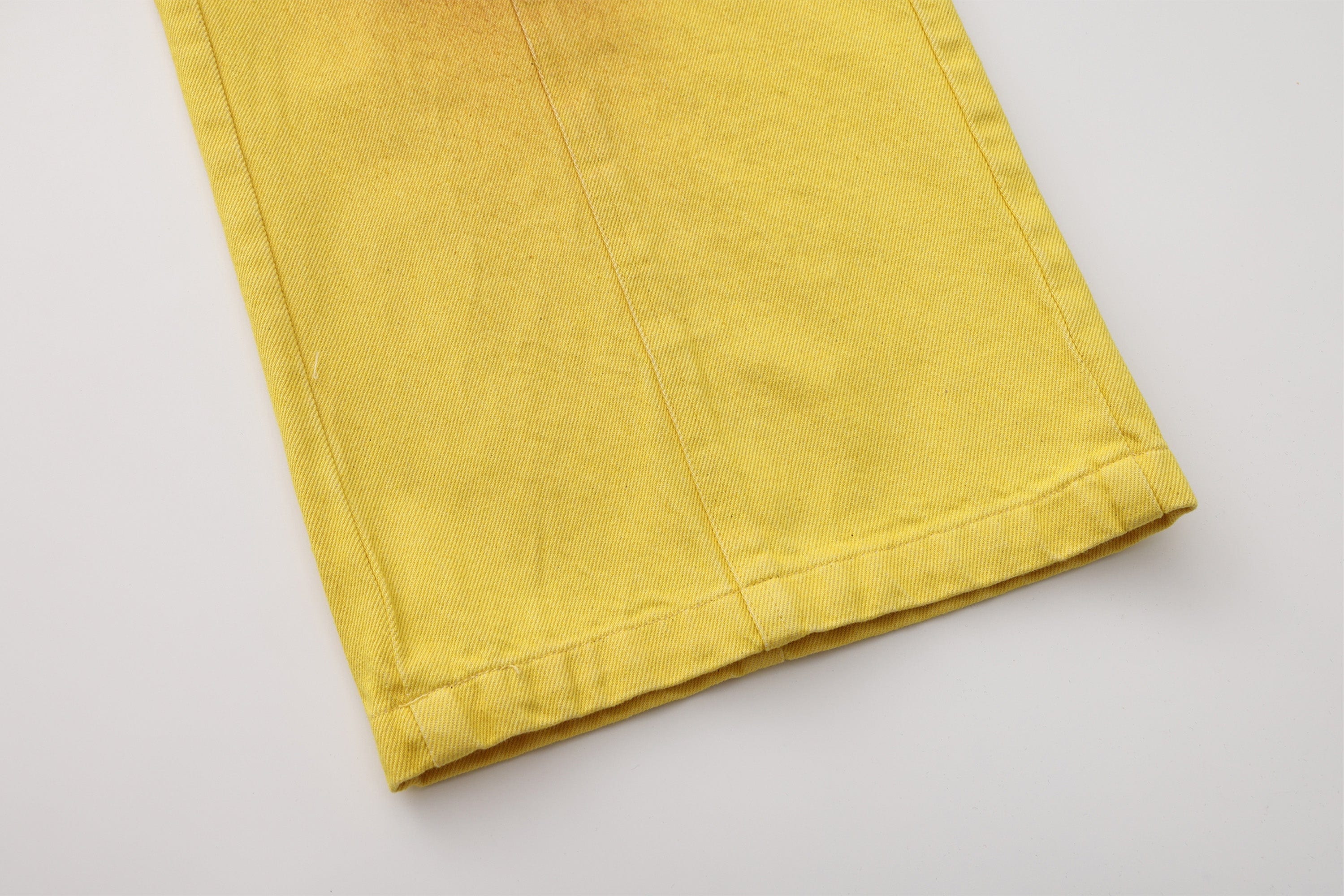 VANN VALRENCE Dye-Washed Convertible Wide-Leg Pants