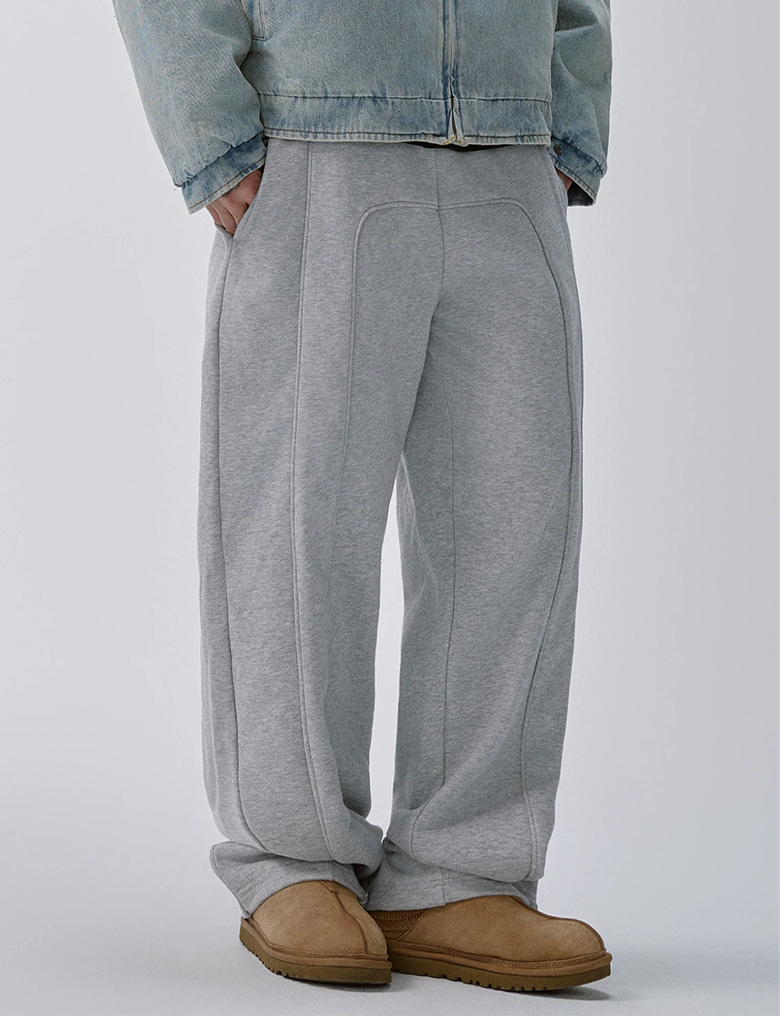 F2CE Stitch Seam Oversized Sweatpants
