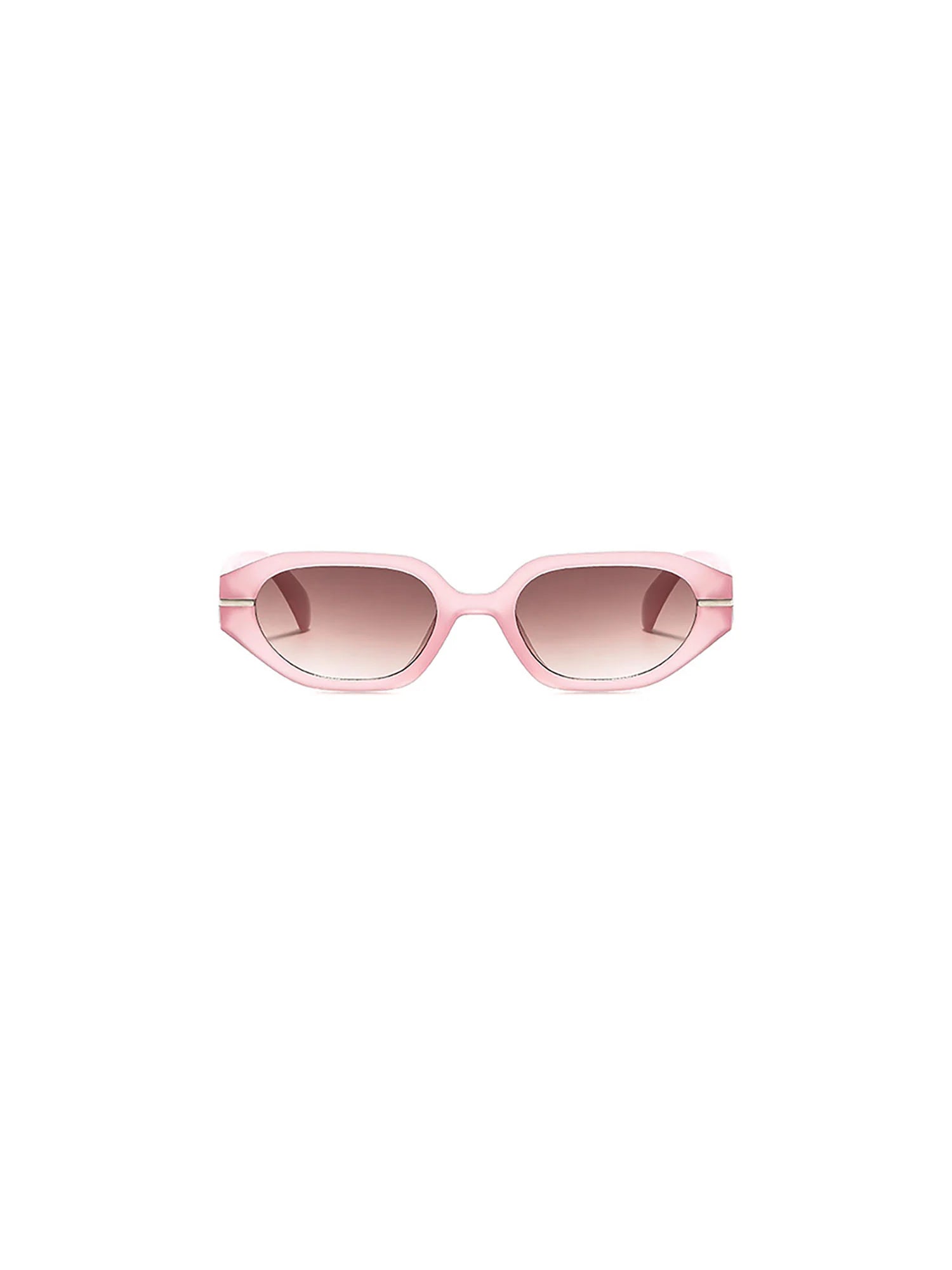 DAMAGE ASIA Retro Transparent Sunglasses