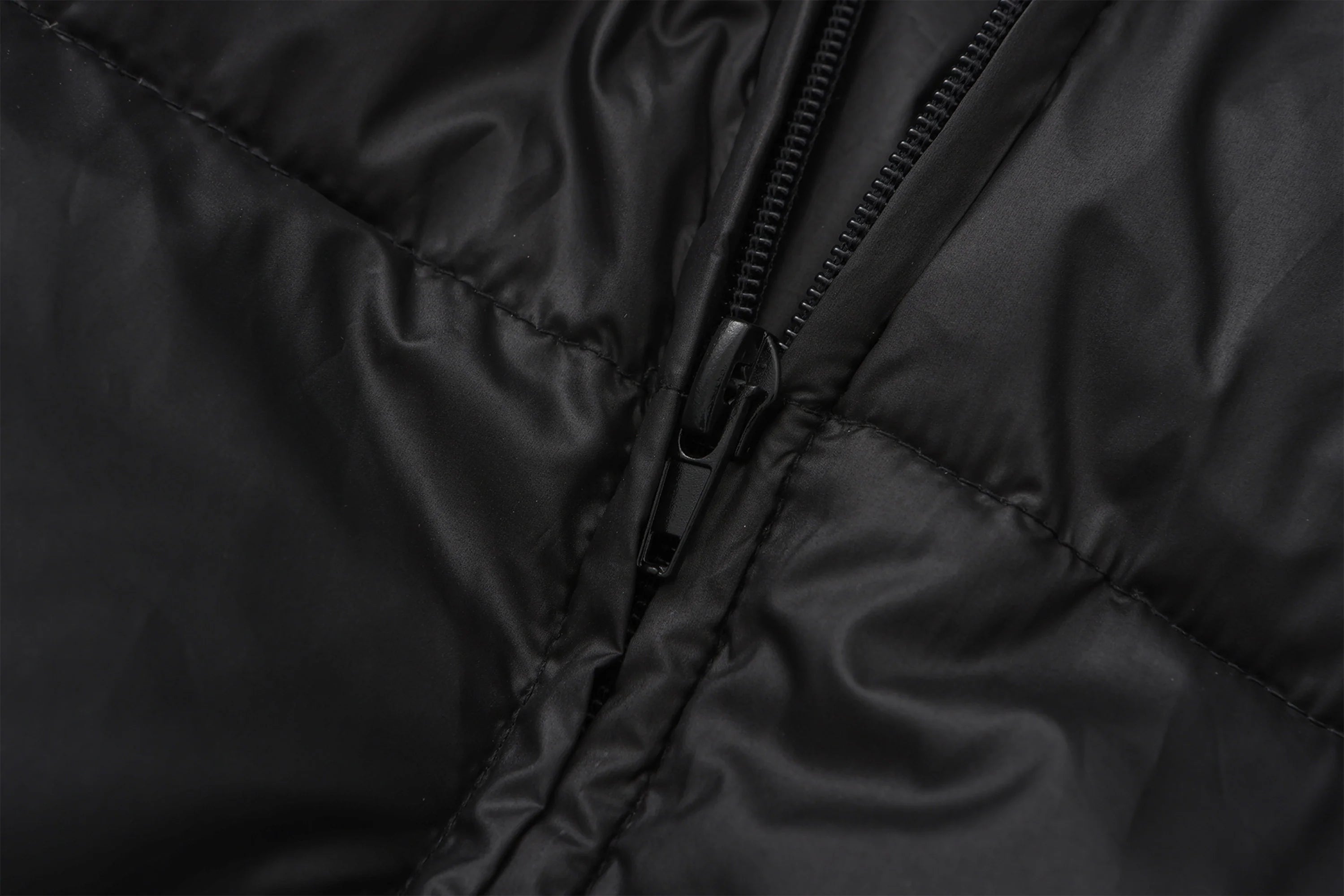 VANN VALRENCE Plain Duck Down Oversized Puffer Vest