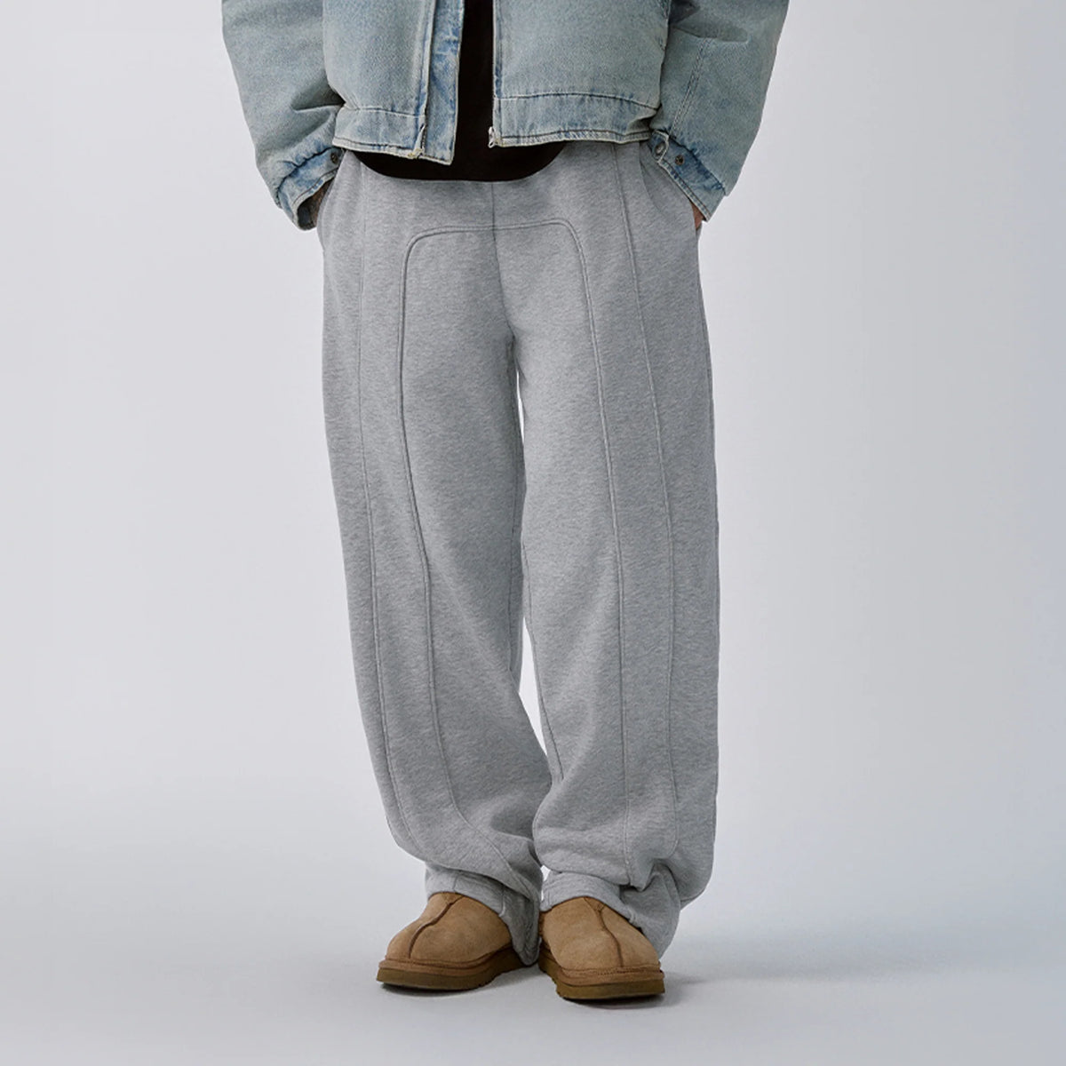 F2CE Stitch Seam Oversized Sweatpants