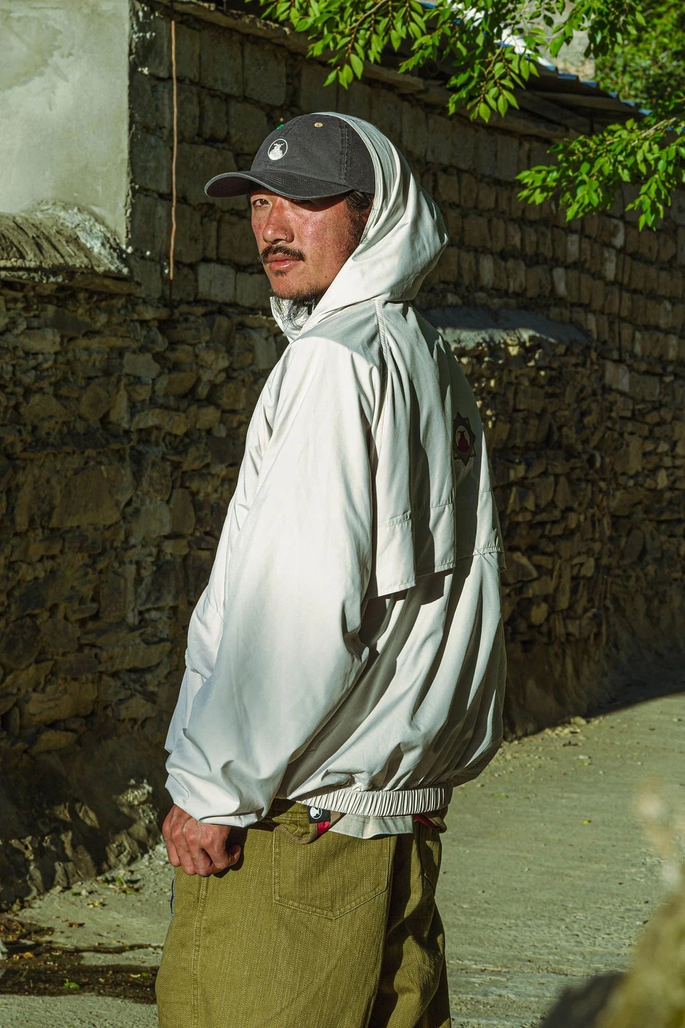 NERHI Graphic-Lined Hood Jacket