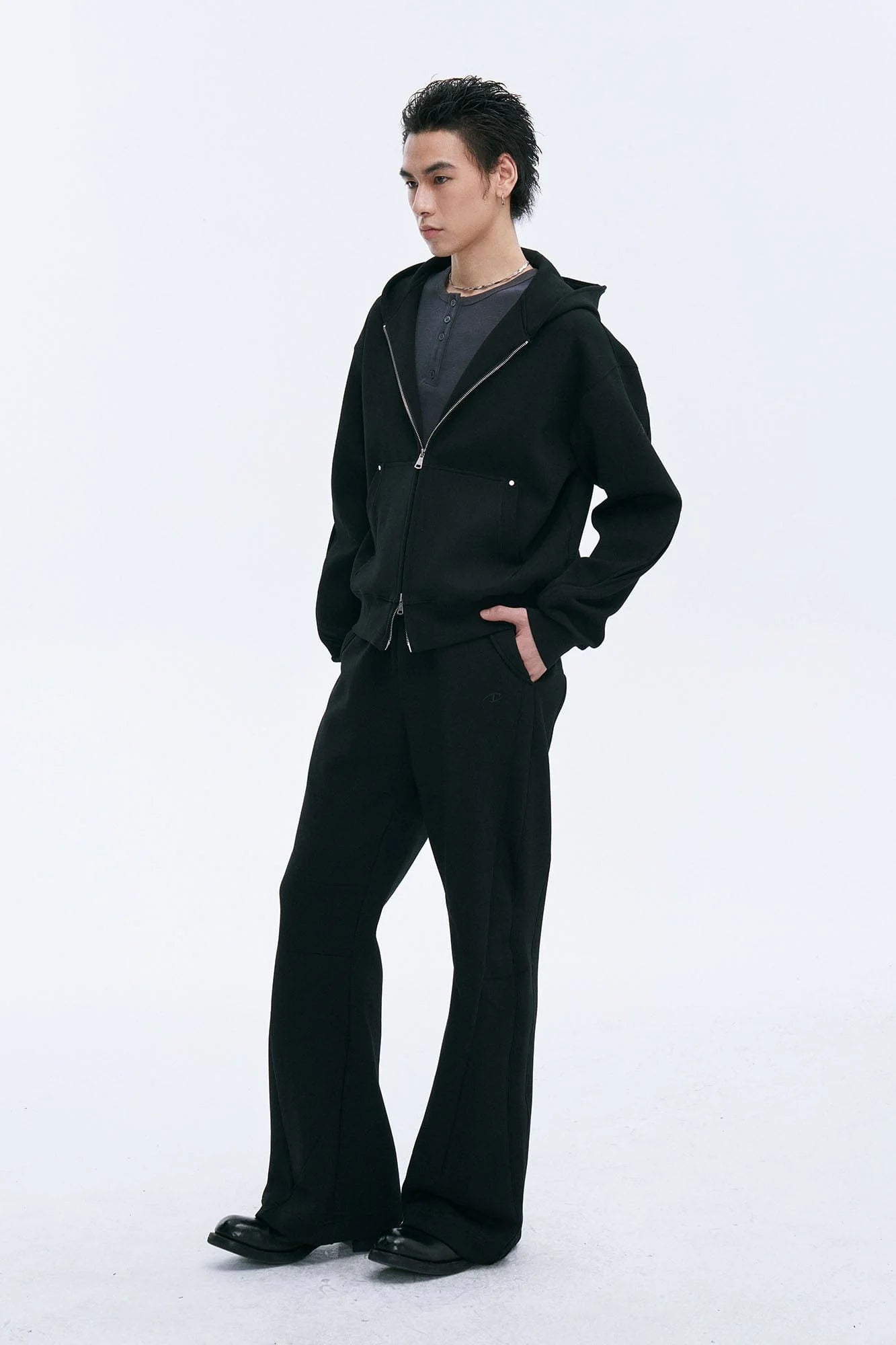 CATSSTAC Paneled Scuba Knit Straight-Leg Sweatpants