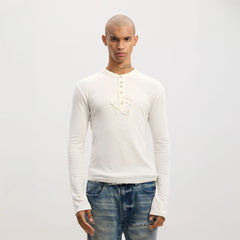 DND4DES Eye of Horus Henley Long-Sleeve Tee