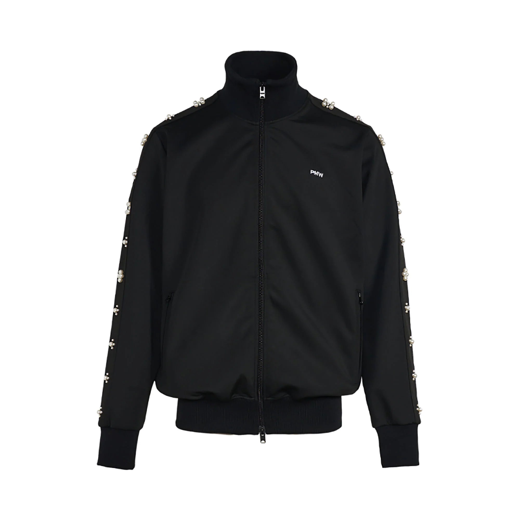 PMW Pearl-Embellished Track Jacket