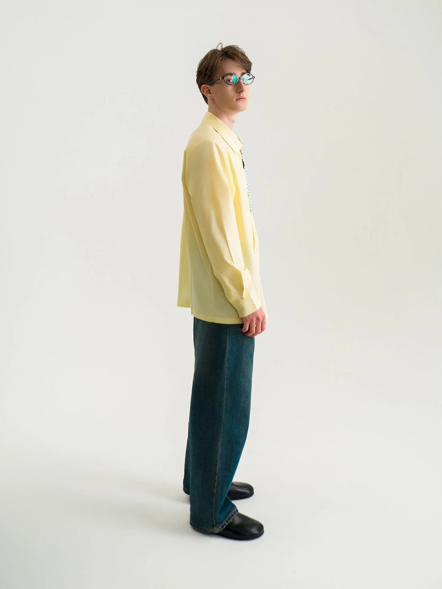 WIID Checks Asymmetrical Patch Shirt