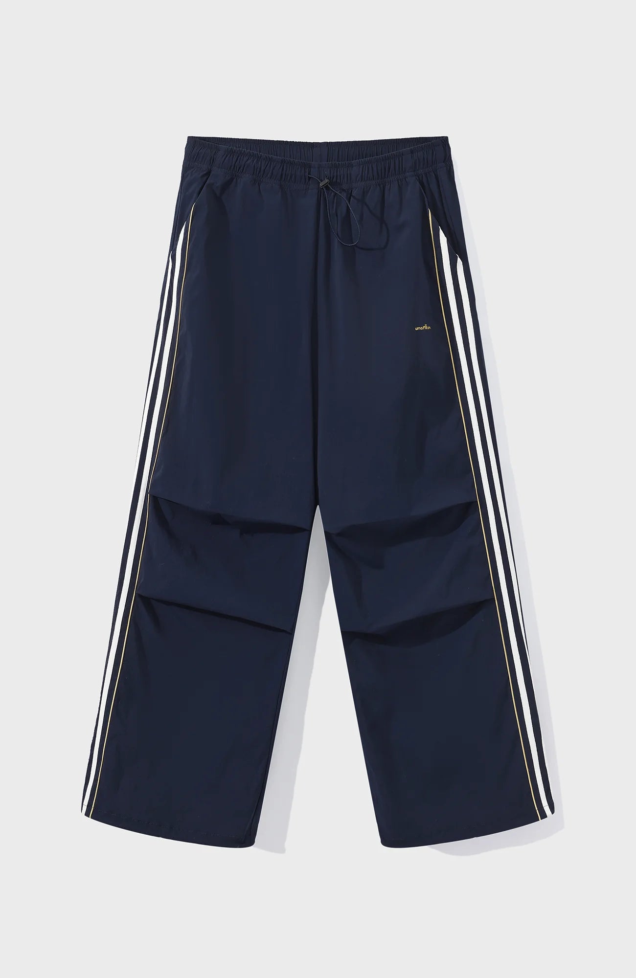UMAMIISM Striped Drawstring Quick-Dry Track Pants