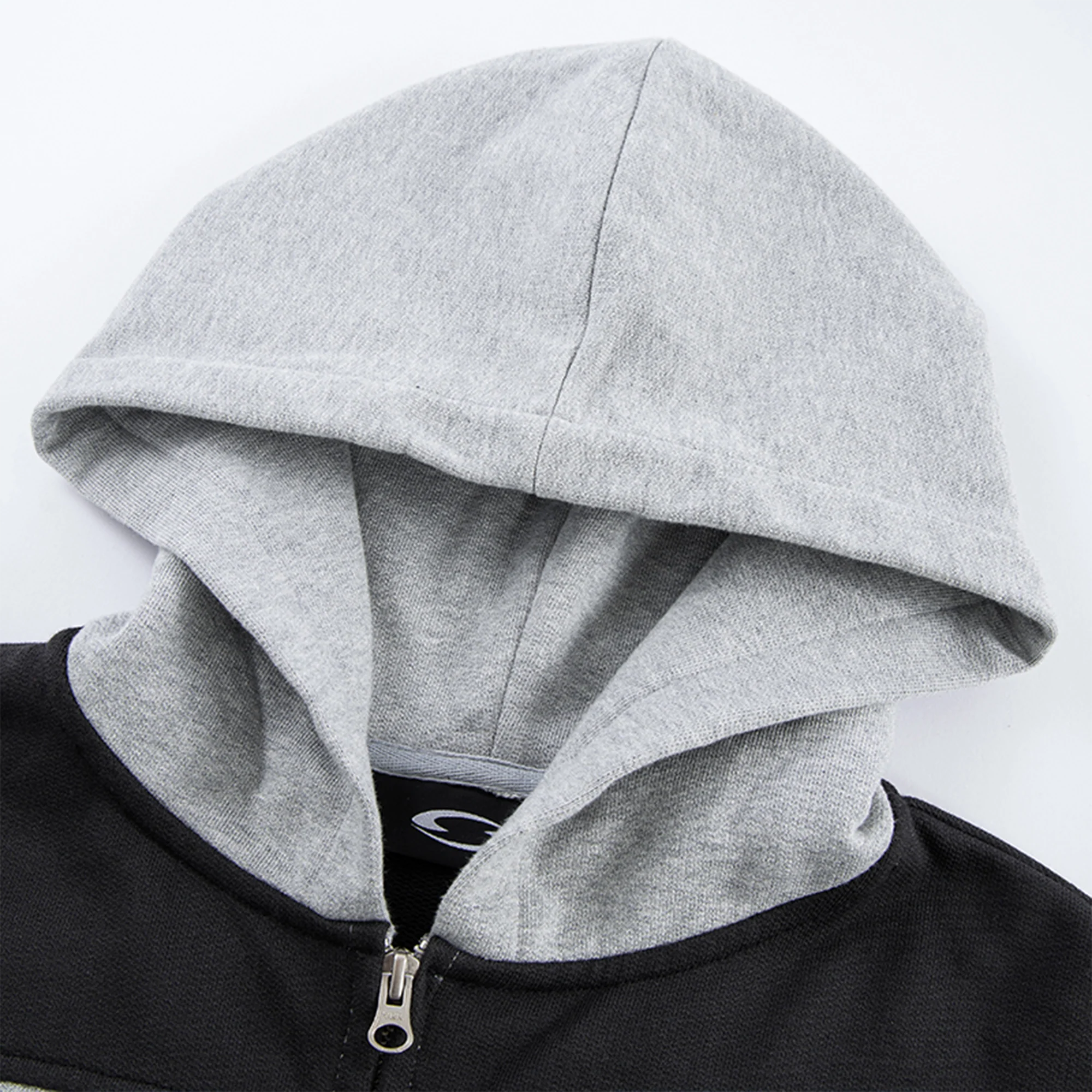 F2CE Contrast Panel Badge Graphic Hooded Jacket