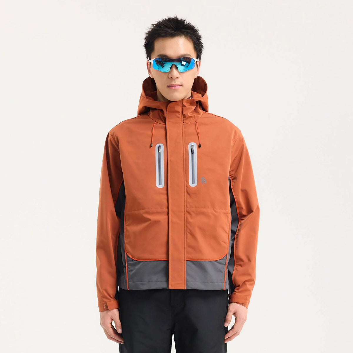 BONELESS Contrast Waterproof Utility Hooded Jacket