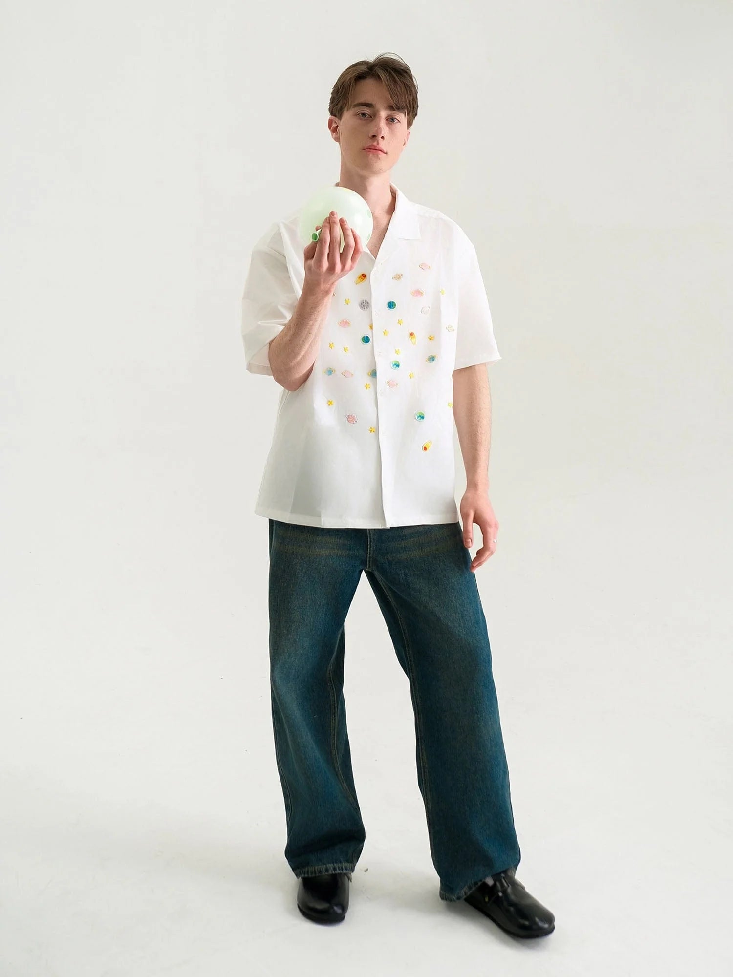 WIID Planet Patch Cuban Half Shirt