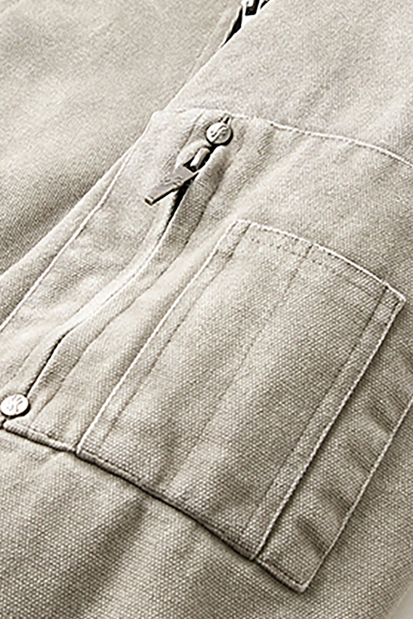 FORFEARTHAT Faded Wash Utility Bomber Jacket